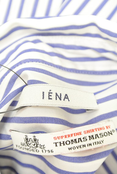 IENA（イエナ）の古着「丸襟ストライプ柄シャツ（カジュアルシャツ）」大画像６へ