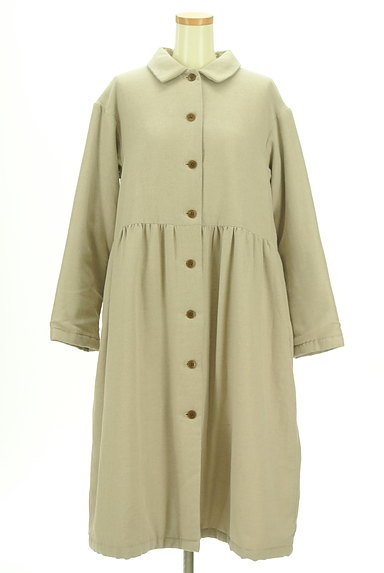 SM2（サマンサモスモス）の古着「中綿入り襟付きフレアロングコート（コート）」大画像１へ
