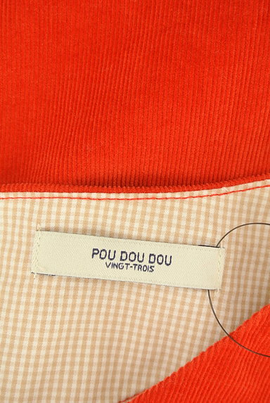 POU DOU DOU（プードゥドゥ）の古着「袖口リボン七分袖コーデュロイワンピ（ワンピース・チュニック）」大画像６へ