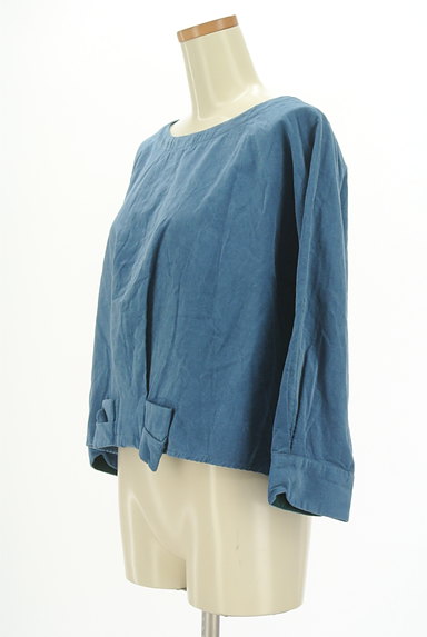 POU DOU DOU（プードゥドゥ）の古着「裾リボン７分袖カットソー（カットソー・プルオーバー）」大画像３へ