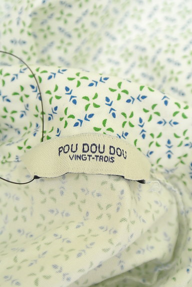 POU DOU DOU（プードゥドゥ）の古着「リーフ風総柄スカラップカットソー（カットソー・プルオーバー）」大画像６へ