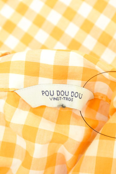 POU DOU DOU（プードゥドゥ）の古着「チェック柄カラーカットソー（カットソー・プルオーバー）」大画像６へ