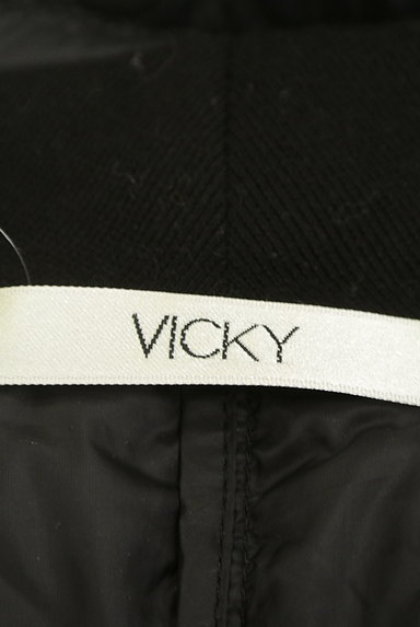 VICKY（ビッキー）の古着「ニット切替ロングダウンコート（ダウンジャケット・ダウンコート）」大画像６へ
