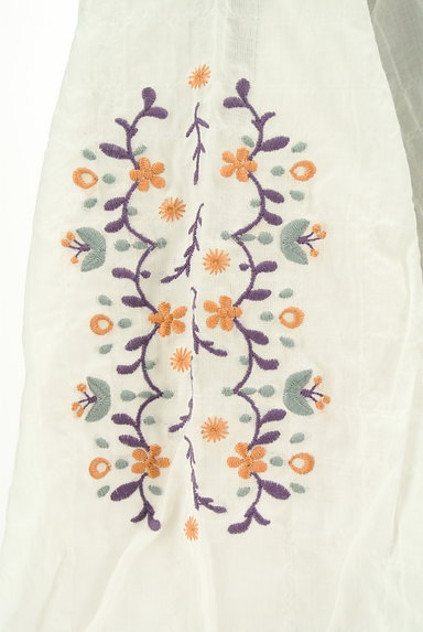SM2（サマンサモスモス）の古着「袖刺繍シアーガーゼカットソー（カットソー・プルオーバー）」大画像５へ