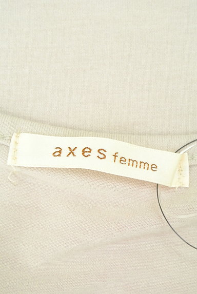 axes femme（アクシーズファム）の古着「レース＆パールタンクトップ（キャミソール・タンクトップ）」大画像６へ