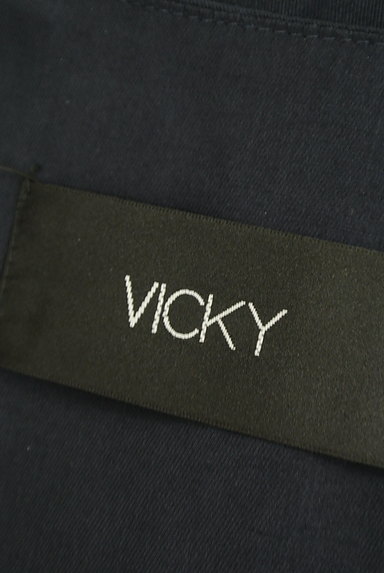 VICKY（ビッキー）の古着「ウエストリボンガウン風ロングカーデ（コート）」大画像６へ