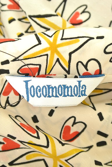 Jocomomola（ホコモモラ）の古着「星＆ハート柄アシメトリーシャツ（ブラウス）」大画像６へ