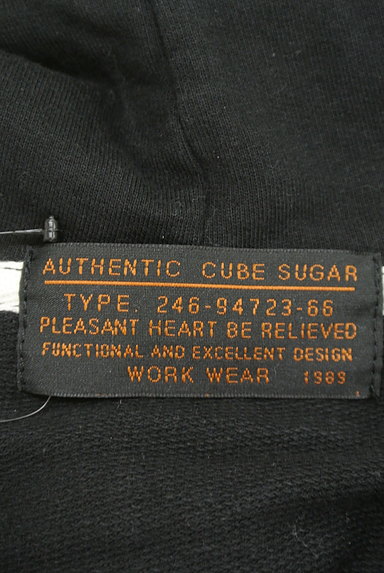 CUBE SUGAR（キューブシュガー）の古着「ジップアップスウェットパーカー（スウェット・パーカー）」大画像６へ