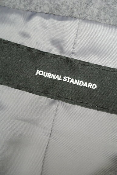 JOURNAL STANDARD（ジャーナルスタンダード）の古着「シンプルフード付きロングコート（コート）」大画像６へ