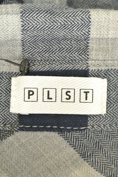 PLST（プラステ）の古着「チェック柄薄手カジュアルシャツ（カジュアルシャツ）」大画像６へ
