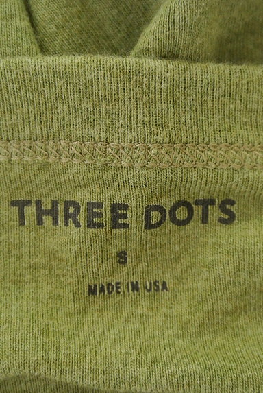 three dots（スリードッツ）の古着「ライトカーキＴシャツ（Ｔシャツ）」大画像６へ