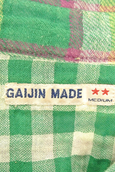 GAIJIN MADE（ガイジンメイド）の古着「チェック柄カジュアルシャツ（カジュアルシャツ）」大画像６へ