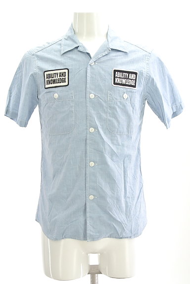 SHIPS JET BLUE（シップスジェットブルー）の古着「ワッペン付きコットンシャツ（カジュアルシャツ）」大画像１へ