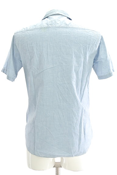 SHIPS JET BLUE（シップスジェットブルー）の古着「ワッペン付きコットンシャツ（カジュアルシャツ）」大画像２へ