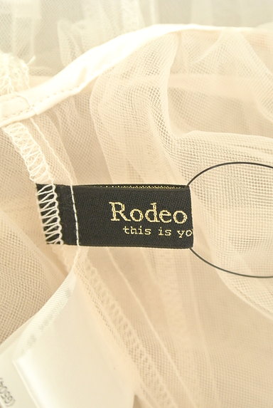 RODEO CROWNS（ロデオクラウン）の古着「ドットリボン付きチュールキャミソール（キャミソール・タンクトップ）」大画像６へ