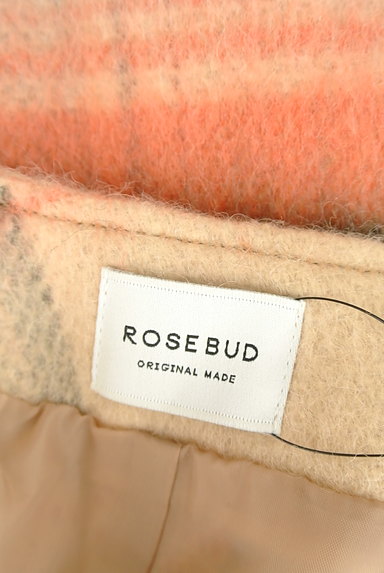 ROSE BUD（ローズバッド）の古着「起毛チェック柄ミニスカート（ミニスカート）」大画像６へ