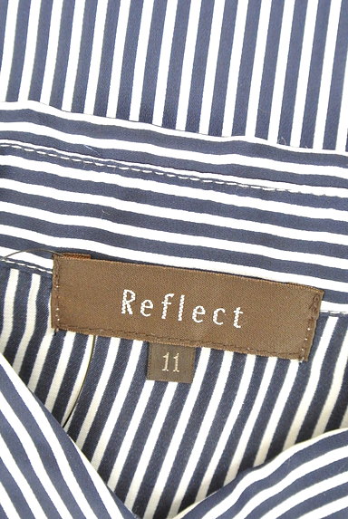 Reflect（リフレクト）の古着「ストライプシャツ×ニットアンサンブル（アンサンブル）」大画像６へ