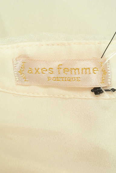 axes femme（アクシーズファム）の古着「シェル刺繍スカラップブラウス（ブラウス）」大画像６へ