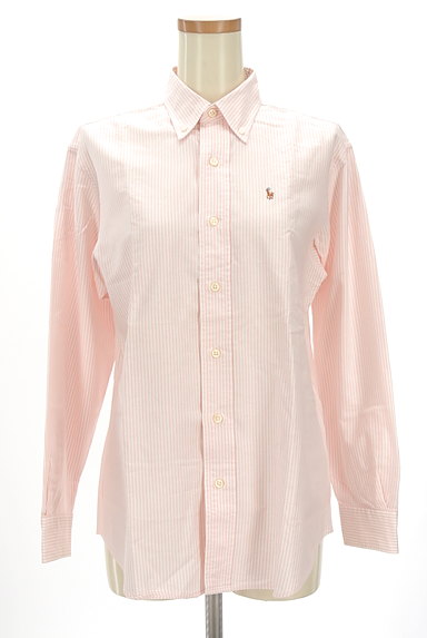 Ralph Lauren（ラルフローレン）の古着「ピンクストライプ柄シャツ（カジュアルシャツ）」大画像１へ