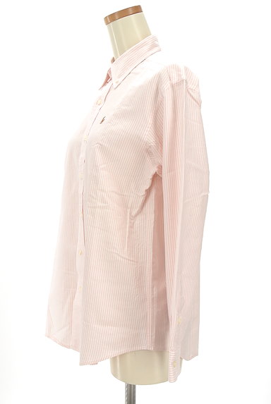 Ralph Lauren（ラルフローレン）の古着「ピンクストライプ柄シャツ（カジュアルシャツ）」大画像３へ