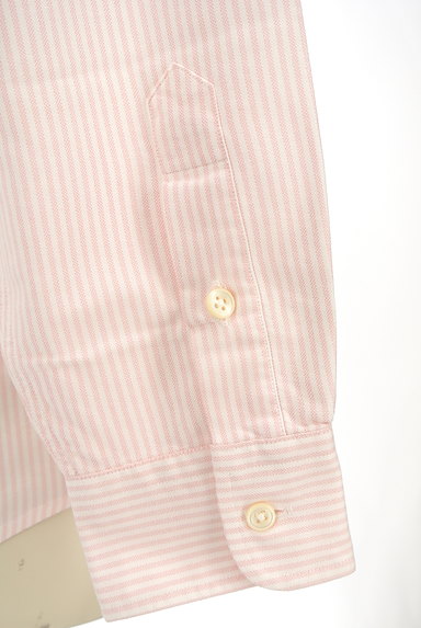 Ralph Lauren（ラルフローレン）の古着「ピンクストライプ柄シャツ（カジュアルシャツ）」大画像５へ