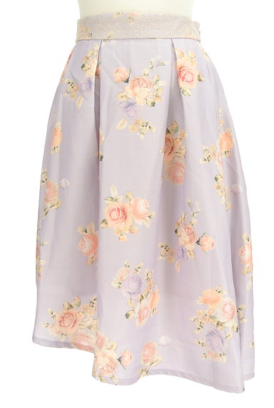 LIZ LISA（リズリサ）の古着「アシンメトリー花柄フレアスカート（スカート）」大画像１へ