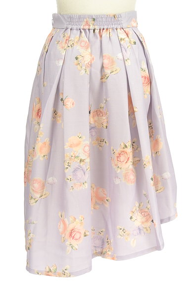 LIZ LISA（リズリサ）の古着「アシンメトリー花柄フレアスカート（スカート）」大画像２へ