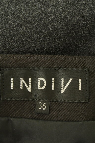INDIVI（インディヴィ）の古着「ラップ風フレアスカート（ミニスカート）」大画像６へ