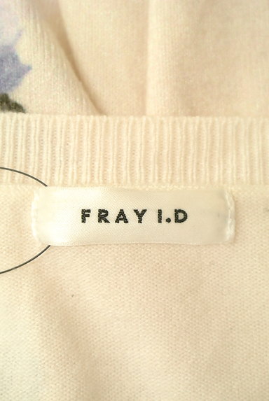 FRAY I.D（フレイアイディー）の古着「花柄Ｖネックニットトップス（ニット）」大画像６へ
