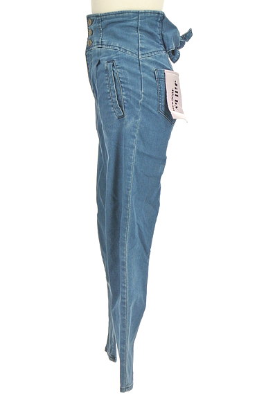 JILL by JILLSTUART（ジルバイジルスチュアート）の古着「バックリボンハイウエストデニム（デニムパンツ）」大画像３へ