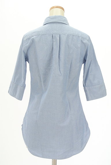 MADISONBLUE（マディソンブルー）の古着「７分袖テールロングシャツ（カジュアルシャツ）」大画像２へ