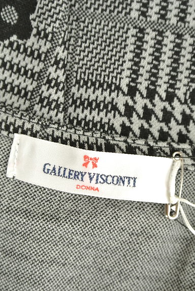 GALLERY VISCONTI（ギャラリービスコンティ）の古着「肩シフォンフリル花柄ワンピース（ワンピース・チュニック）」大画像６へ