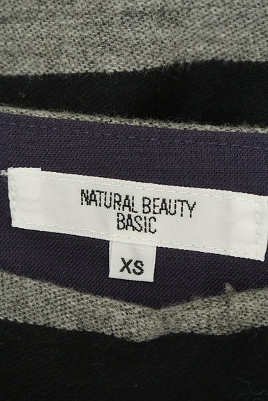 NATURAL BEAUTY BASIC（ナチュラルビューティベーシック）の古着「ボーダーウールミニスカート（ミニスカート）」大画像６へ