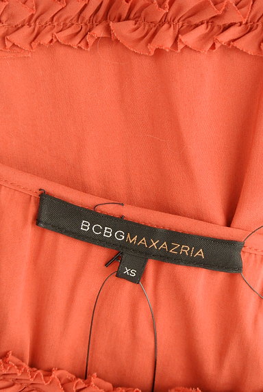 BCBG MaxAzria（ビーシービージーマックスアズリア）の古着「膝下丈フリルキャミワンピース（キャミワンピース）」大画像６へ