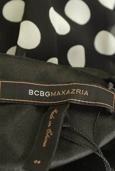 BCBG MaxAzria（ビーシービージーマックスアズリア）の古着「ドット柄ホルターネックシフォンワンピ（キャミワンピース）」大画像６へ