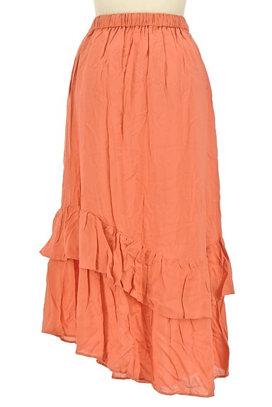 Avan Lily（アヴァンリリィ）の古着「変形裾フリルロングスカート（ロングスカート・マキシスカート）」大画像２へ
