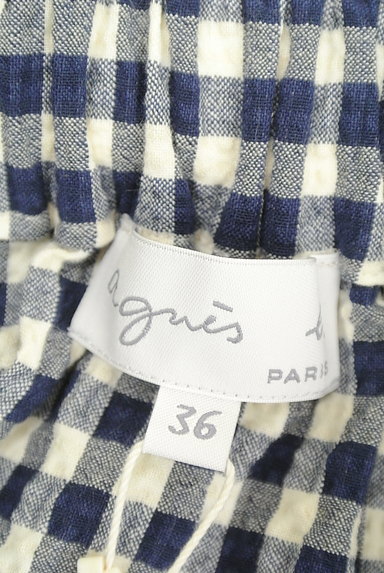 agnes b（アニエスベー）の古着「チェック柄ジップタイトスカート（スカート）」大画像６へ