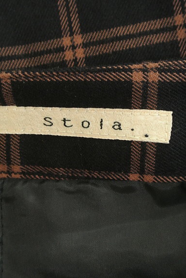 Stola.（ストラ）の古着「チェック柄テーパードパンツ（パンツ）」大画像６へ