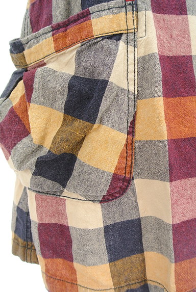 CUBE SUGAR（キューブシュガー）の古着「サイドポケットサロペットスカート（オーバーオール・サロペット）」大画像５へ