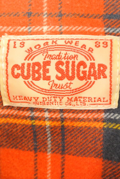CUBE SUGAR（キューブシュガー）の古着「カジュアルチェック柄シャツ（カジュアルシャツ）」大画像６へ
