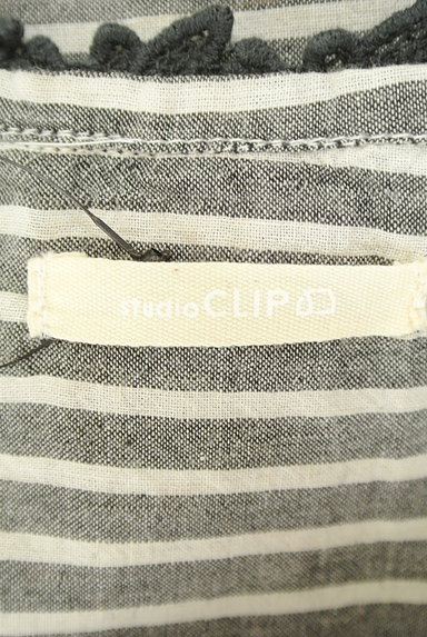 studio CLIP（スタディオクリップ）の古着「刺繍ボーダーカットソー（カットソー・プルオーバー）」大画像６へ
