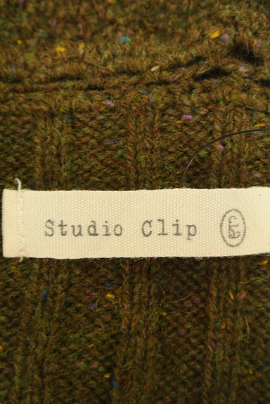 studio CLIP（スタディオクリップ）の古着「ウッドボタンニットベスト（ベスト・ジレ）」大画像６へ