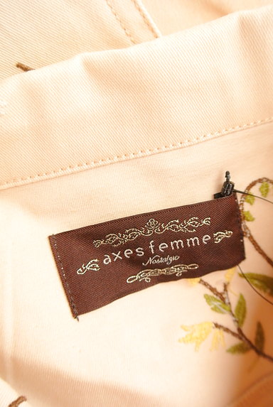 axes femme（アクシーズファム）の古着「レース＆刺繍ショートジャケット（ブルゾン・スタジャン）」大画像６へ