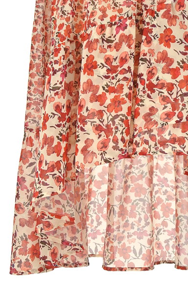 MERCURYDUO（マーキュリーデュオ）の古着「小花柄ロングテールスカート（ロングスカート・マキシスカート）」大画像５へ