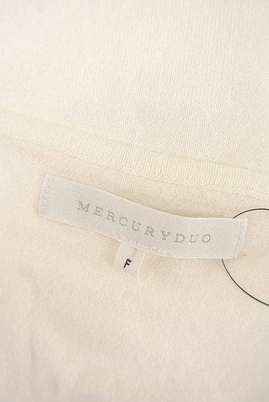 MERCURYDUO（マーキュリーデュオ）の古着「５分袖Ｖネックニットトップス（ニット）」大画像６へ