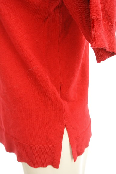 MERCURYDUO（マーキュリーデュオ）の古着「５分袖Ｖネックカラーニット（ニット）」大画像４へ