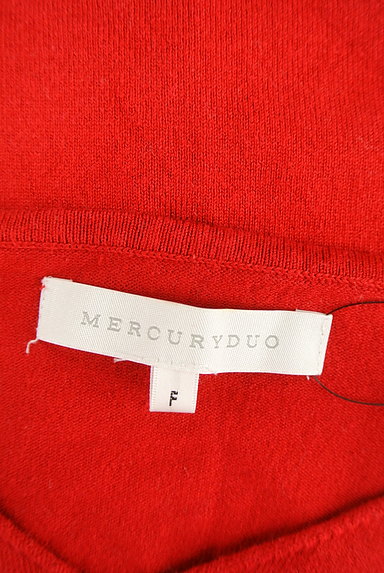 MERCURYDUO（マーキュリーデュオ）の古着「５分袖Ｖネックカラーニット（ニット）」大画像６へ