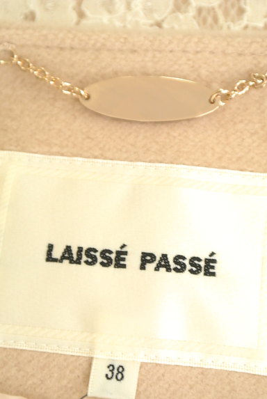 LAISSE PASSE（レッセパッセ）の古着「レース切替ファー袖ロングコート（コート）」大画像６へ