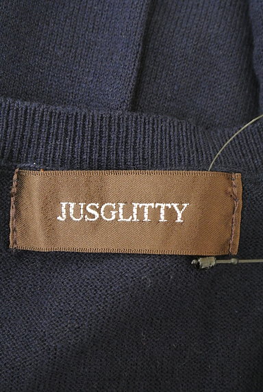 JUSGLITTY（ジャスグリッティー）の古着「ビジューボタンカーディガン（カーディガン・ボレロ）」大画像６へ