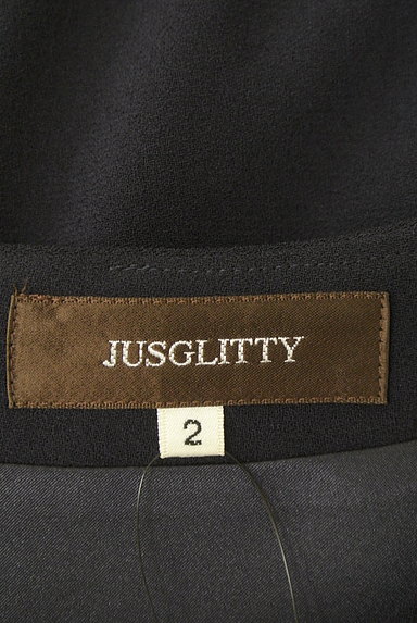 JUSGLITTY（ジャスグリッティー）の古着「サイドリボン風タックワンピース（ワンピース・チュニック）」大画像６へ
